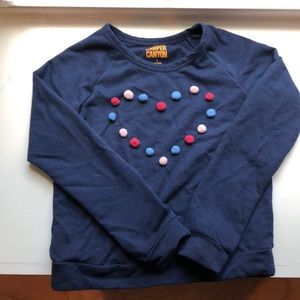 Girls Pom Pom pullover from Nordstrom rack